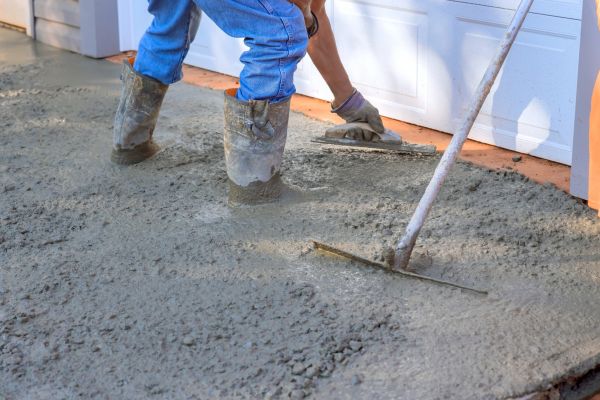 Driveway Slab Construction in Pasadena