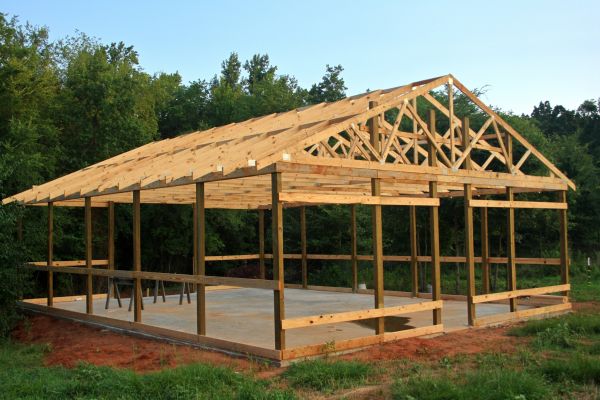 Barn Pad Installation in Pasadena